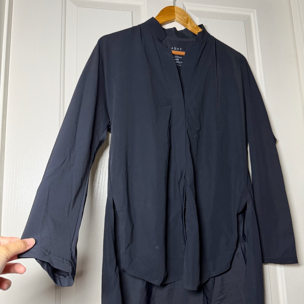 Aday Something Borrowed Tunic Button Collared Shi… - image 3